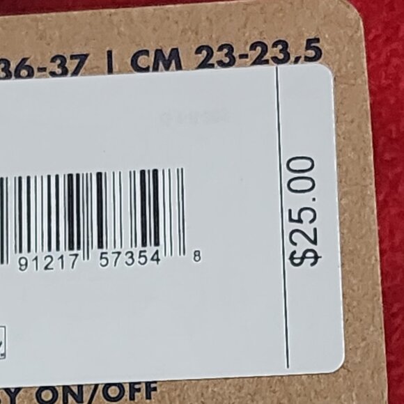 Dluxe by Dearfoams Cream Plush Rubber Soled Super Mom Memory Foam Slippers Sz S - Picture 10 of 16